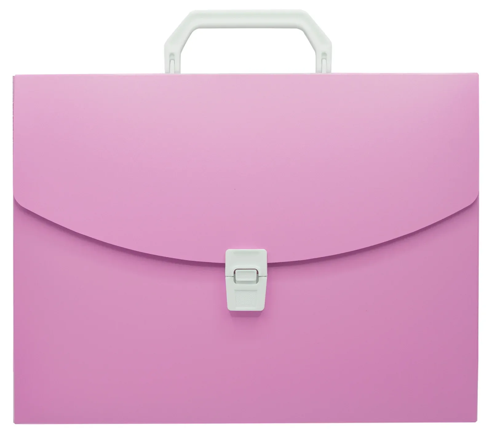 Портфель Бюрократ Pastel PASTPP01PINK 1 отдел. A4 пластик 0.7мм розовый - фото 2
