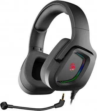 Наушники с микрофоном A4Tech Bloody G573P черный 2м мониторные оголовье G573P - фото 5