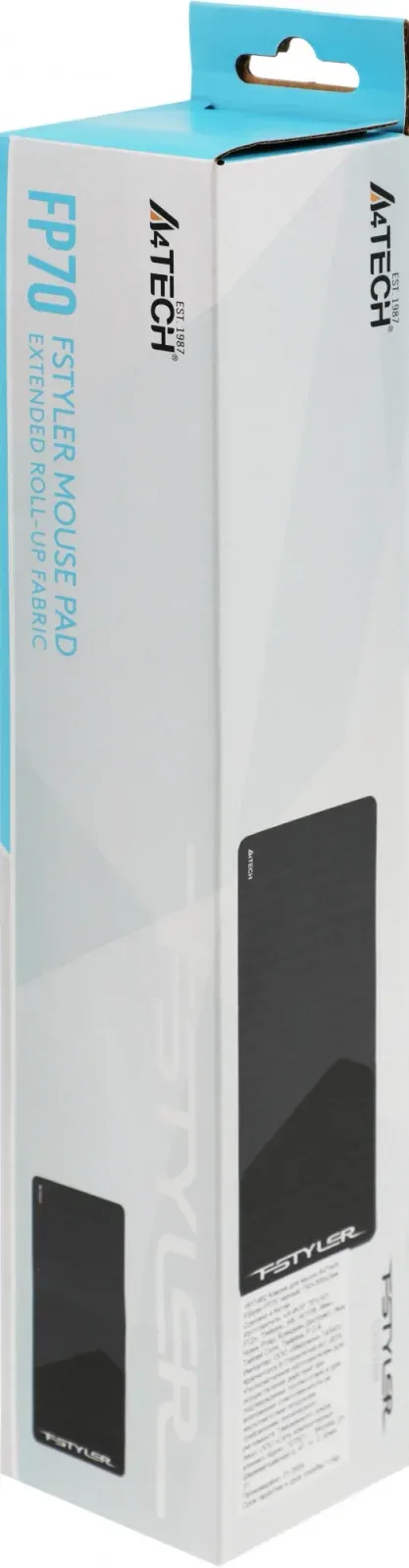 Коврик для мыши A4Tech FStyler FP70 XL черный 750x300x2мм FP70 BLACK - фото 6