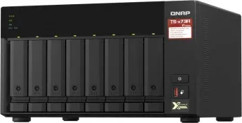 Сетевое хранилище NAS Qnap TS-873A-8G 8-bay настольный Ryzen V1500B, черный - фото 8