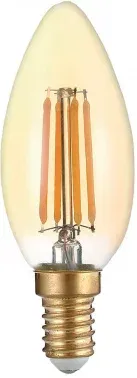 Лампа филам. Thomson Filament TH-B2115 9Вт цок.:E14 свеча 220B св.свеч.бел.теп. Candle упак.:1шт - фото 6