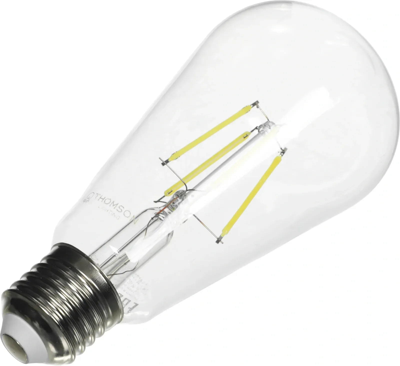 Лампа филам. Thomson Filament TH-B2341 7Вт цок.:E27 эдисон 220B св.свеч.бел.хол. ST64 упак.:1шт - фото 4