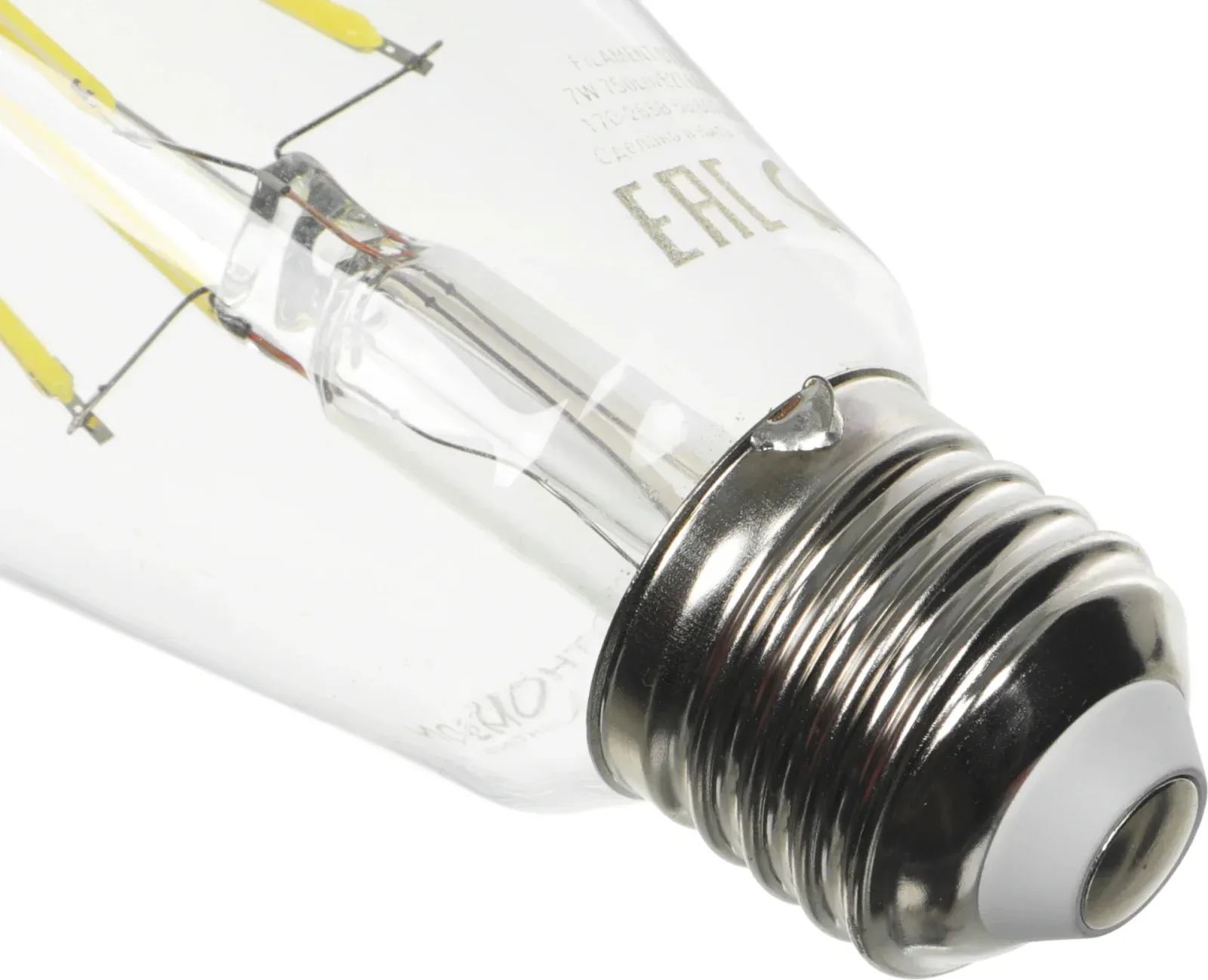 Лампа филам. Thomson Filament TH-B2341 7Вт цок.:E27 эдисон 220B св.свеч.бел.хол. ST64 упак.:1шт - фото 5