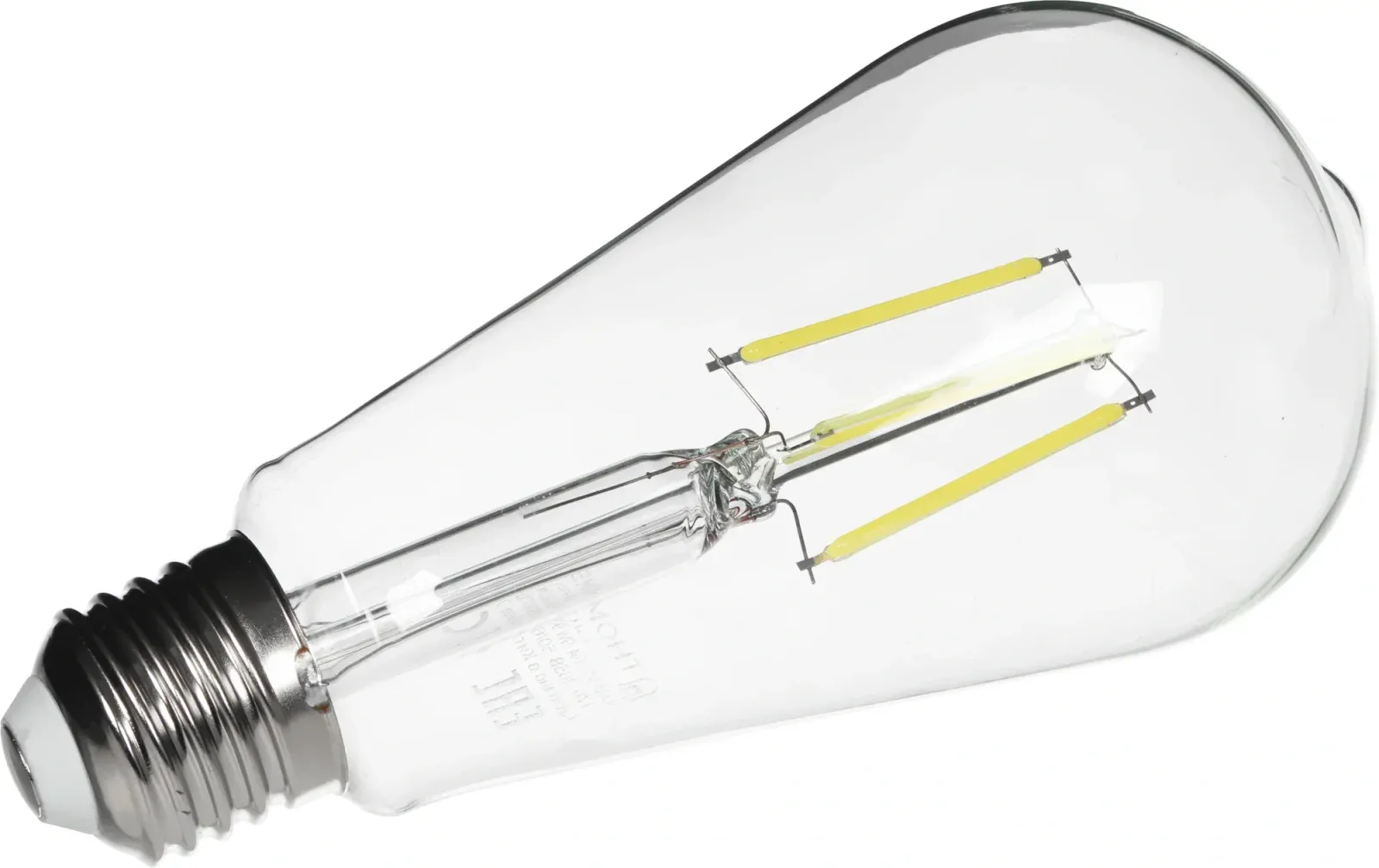 Лампа филам. Thomson Filament TH-B2342 9Вт цок.:E27 эдисон 220B св.свеч.бел.хол. ST64 упак.:1шт - фото 7