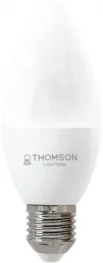 Лампа светодиодная Thomson TH-B2357 6Вт цок.:E27 свеча 220B св.свеч.бел.теп. Candle упак.:1шт - фото 6
