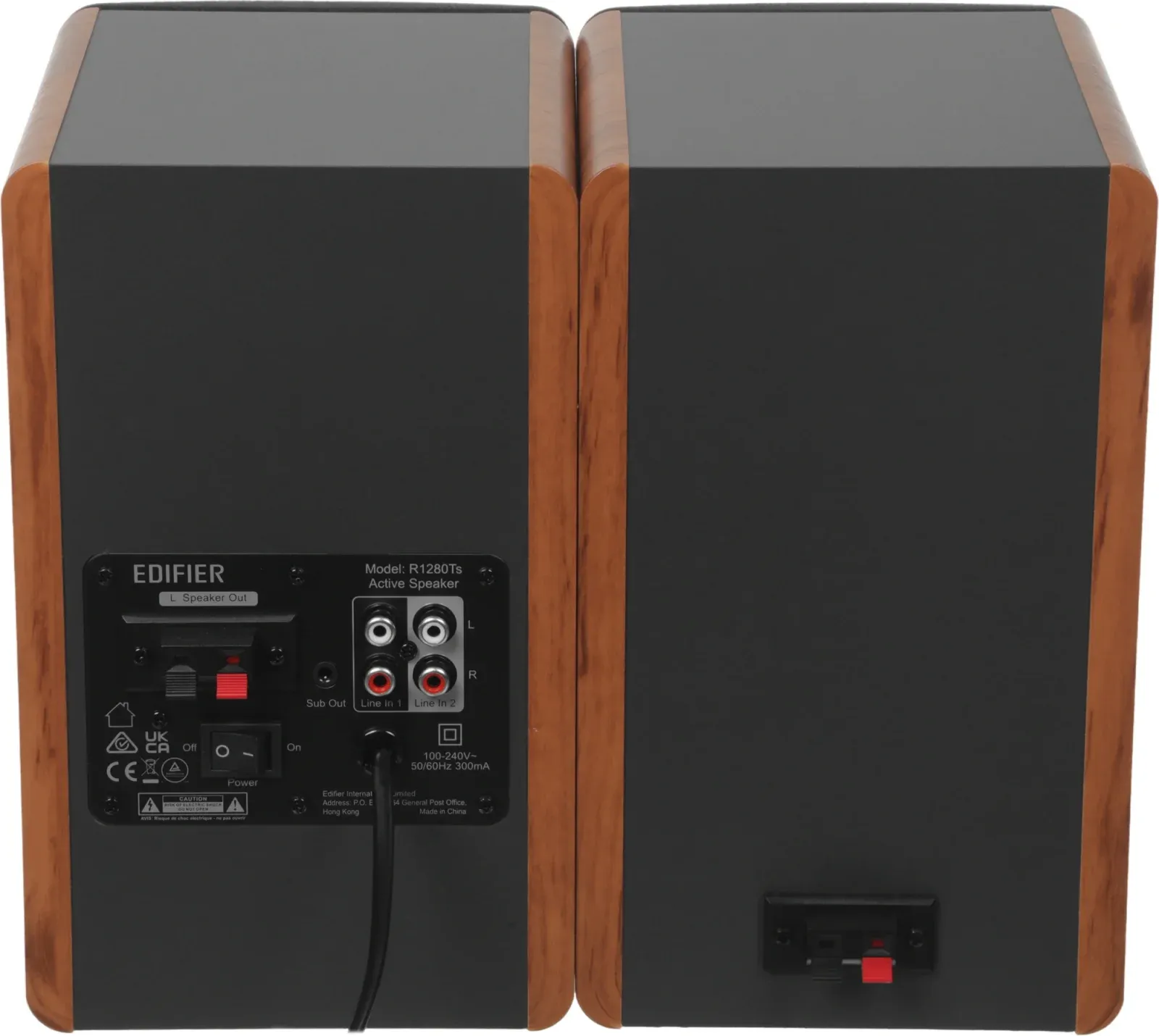 Активные 2.0 EDIFIER R1280Ts коричневый - фото 4