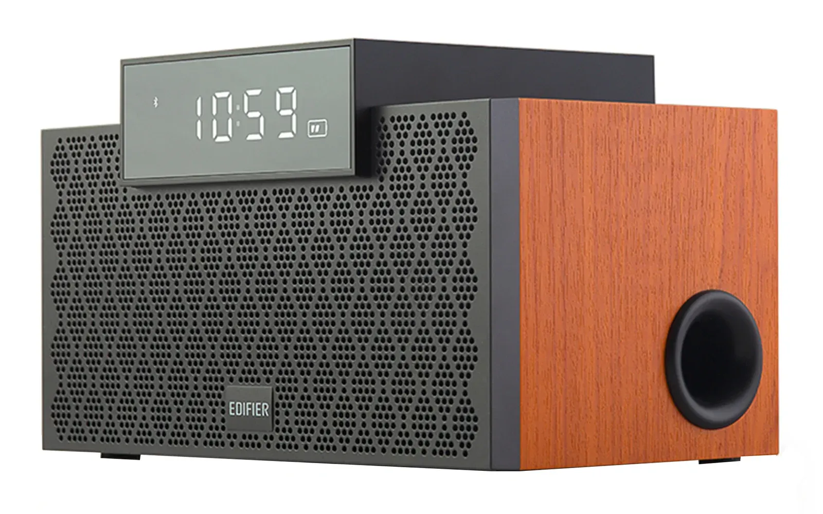 Колонка порт. Edifier MP260 т.дерево/черный 20W 1.0 BT 2600mAh, темное дерево - фото 5