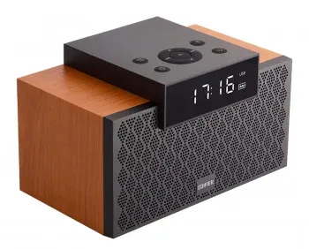 Колонка порт. Edifier MP260 т.дерево/черный 20W 1.0 BT 2600mAh, темное дерево - фото 7