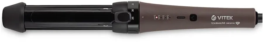 Щипцы Vitek VT-2521 70Вт коричневый макс.темп.:210С покрытие:титаново-турмалиновое - фото 6