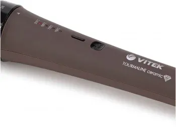 Щипцы Vitek VT-2521 70Вт коричневый макс.темп.:210С покрытие:титаново-турмалиновое - фото 8