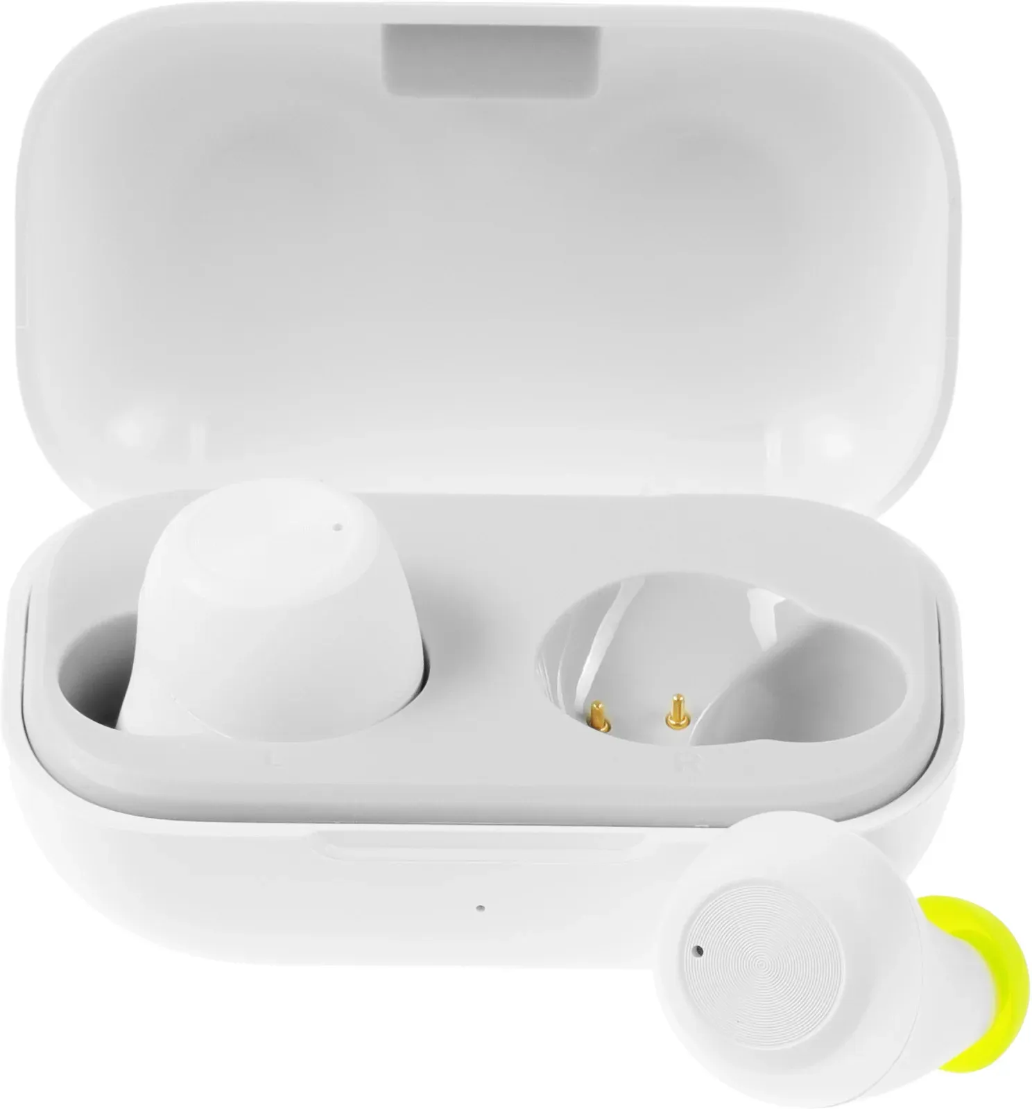 Гарнитура внутриканальные Hama Spirit Chop белый/зеленый беспроводные bluetooth в ушной раковине 00184081 - фото 2