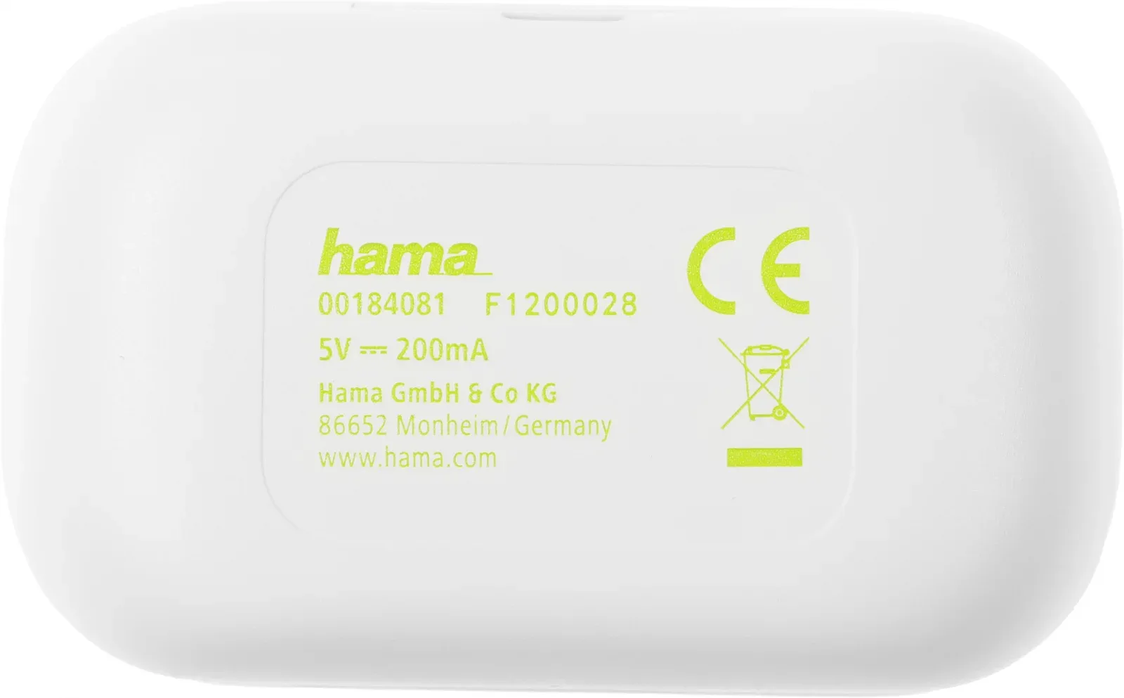 Гарнитура внутриканальные Hama Spirit Chop белый/зеленый беспроводные bluetooth в ушной раковине 00184081 - фото 8
