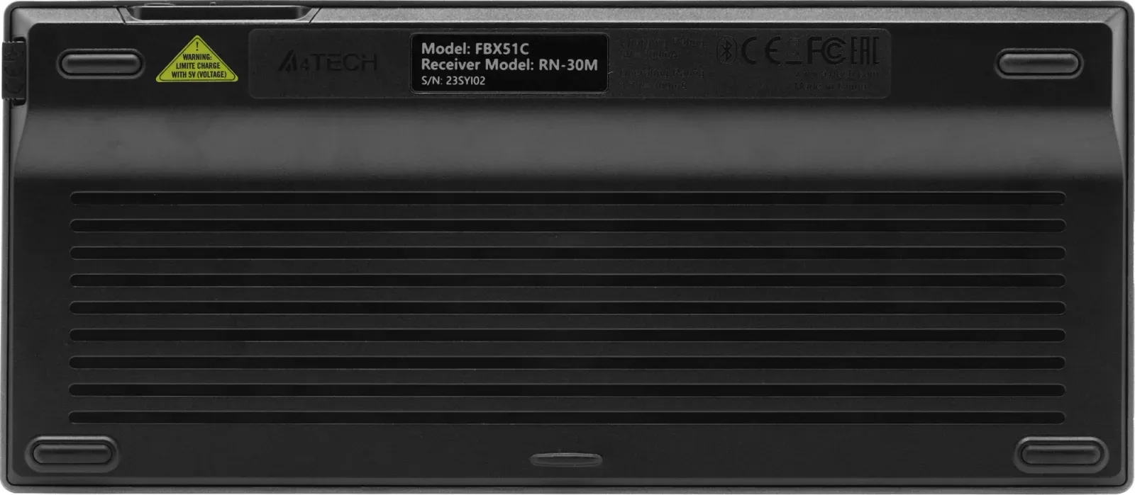 Клавиатура A4Tech FBX51C серый USB беспроводная BT/Radio slim Multimedia для ноутбука FBX51C GREY - фото 8