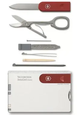 Швейцарская карта Victorinox SwissCard Classic 0.7107 белый коробка подарочная - фото 6