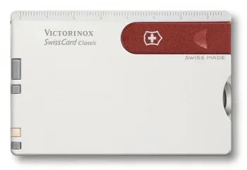 Швейцарская карта Victorinox SwissCard Classic 0.7107 белый коробка подарочная - фото 7