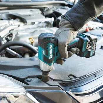 Гайковерт Makita TW160DZ аккум. патрон:квад.3/8 кейс в комплекте - фото 4