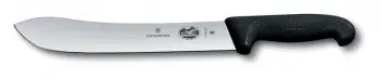 Нож Victorinox Fibrox 5.7403.31 стальной для забоя/разделки лезв.310мм прямая заточка черный - фото 2
