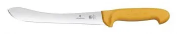 Нож Victorinox Swibo 5.8426.21 стальной для забоя/разделки лезв.210мм прямая заточка оранжевый - фото 6