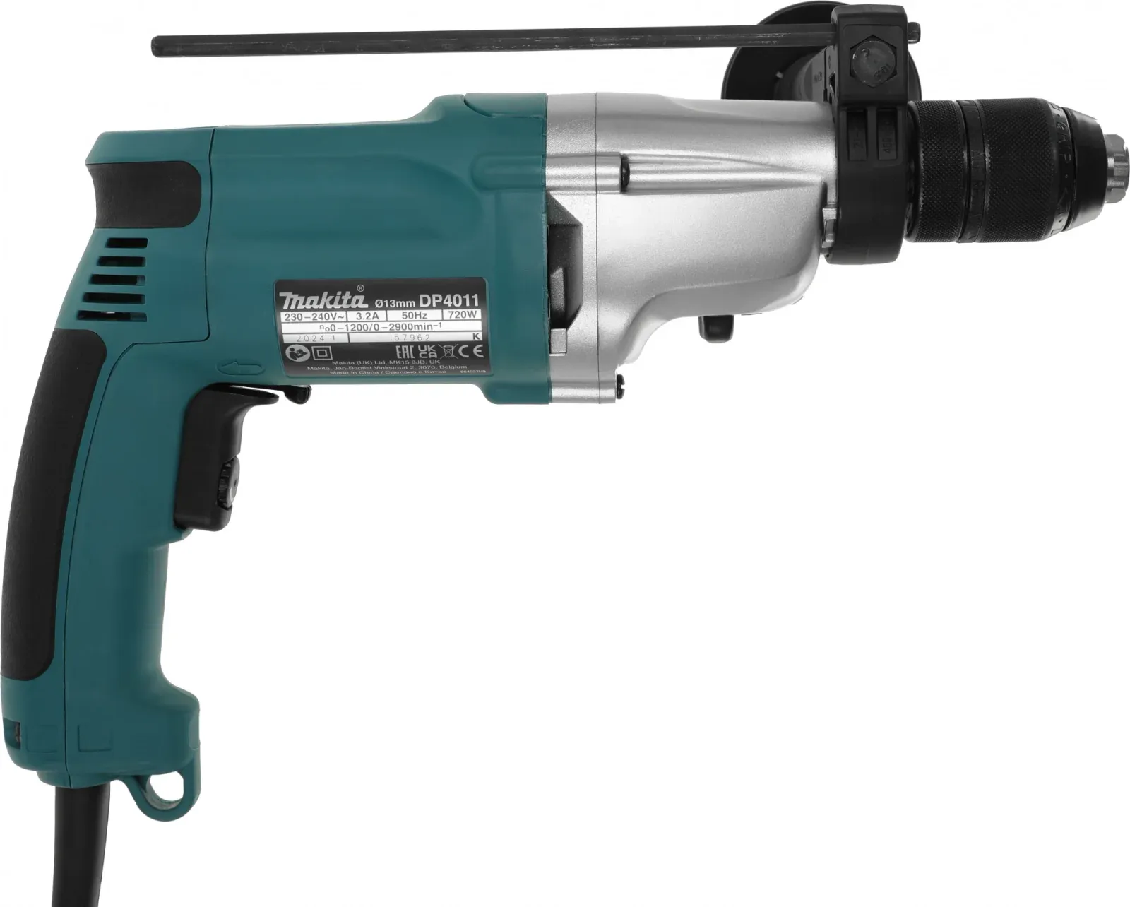 Дрель безударная Makita DP4011 720Вт патрон:быстрозажимной реверс - фото 3