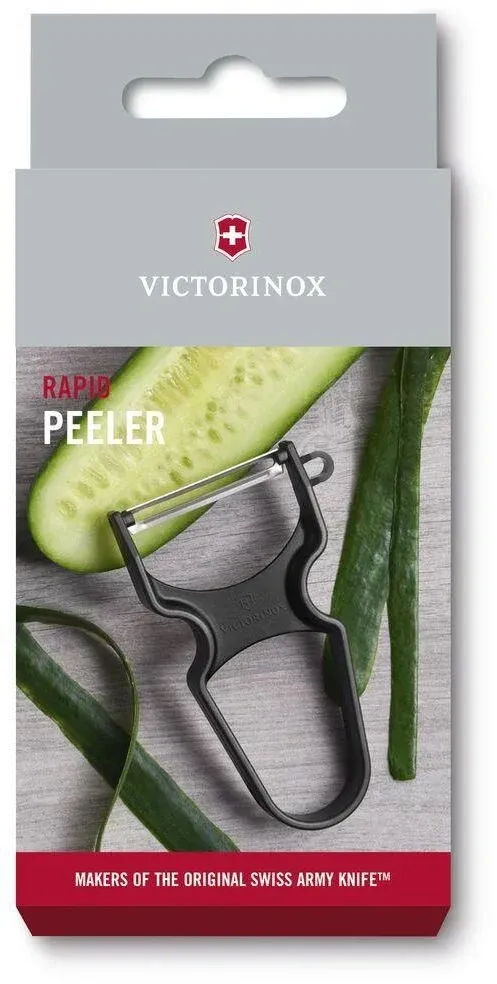 Овощечистка для овощей и фруктов Victorinox Rapid черный упак.:европодвес 6.0930.3 - фото 1