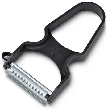 Овощечистка для овощей и фруктов Victorinox Rapid черныйс лезвием жульен 6.0934.3 - фото 6