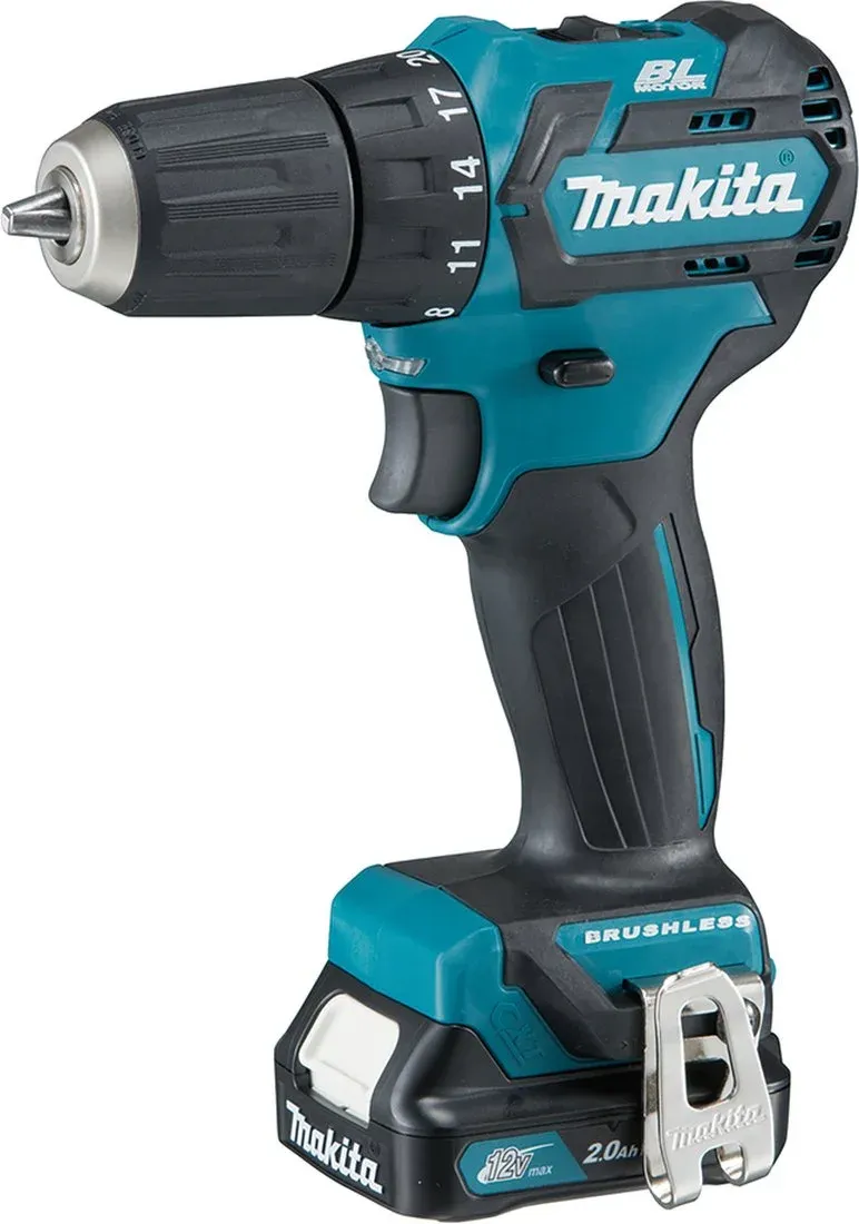 Дрель-шуруповерт Makita DF332DWAE аккум. патрон:быстрозажимной кейс в комплекте - фото 6