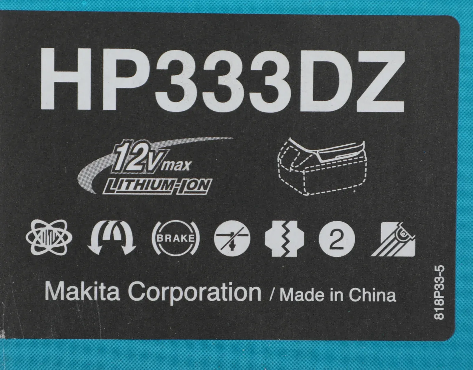 Дрель-шуруповерт Makita HP333DZ аккум. патрон:быстрозажимной - фото 3