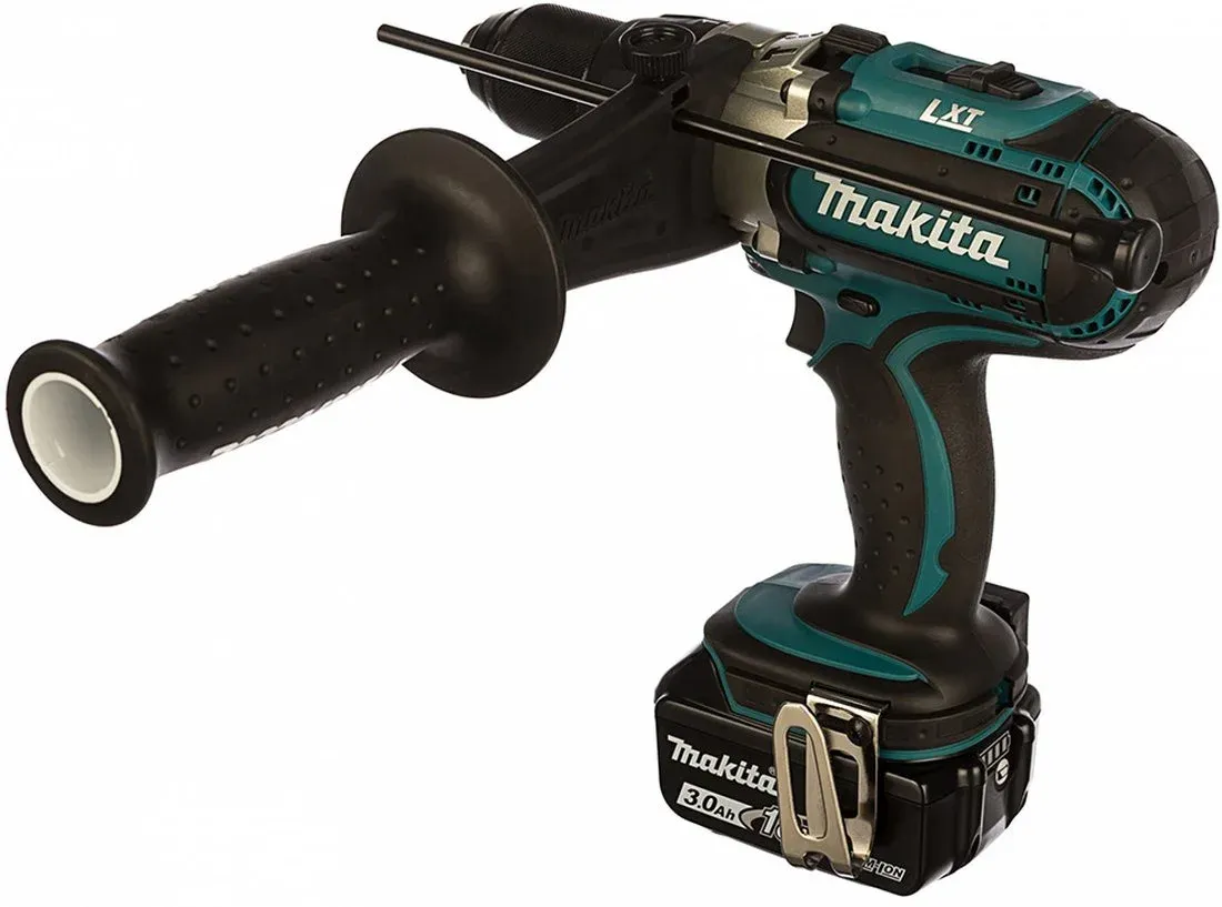 Дрель-шуруповерт Makita DHP451RFE аккум. патрон:быстрозажимной кейс в комплекте - фото 2