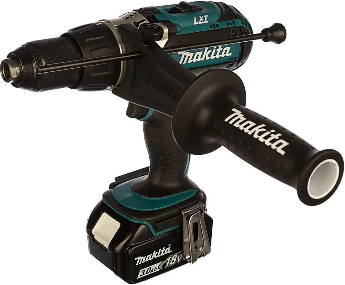 Дрель-шуруповерт Makita DHP451RFE аккум. патрон:быстрозажимной кейс в комплекте - фото 4