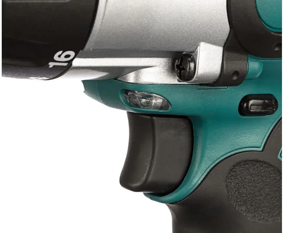 Дрель-шуруповерт Makita DHP451RFE аккум. патрон:быстрозажимной кейс в комплекте - фото 6