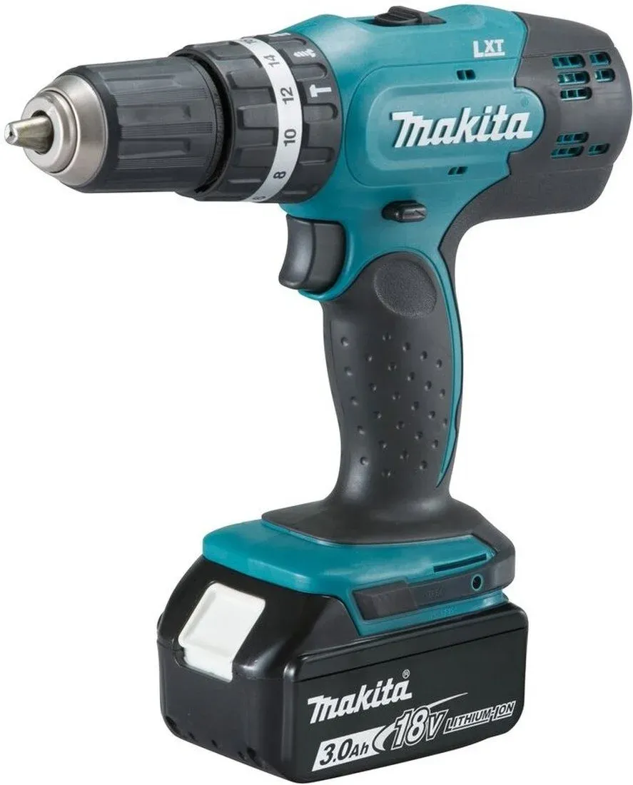 Дрель-шуруповерт Makita DHP453RFE аккум. патрон:быстрозажимной кейс в комплекте - фото 2