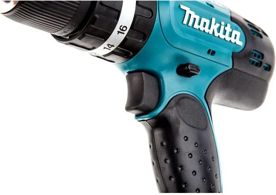 Дрель-шуруповерт Makita DHP453RFE аккум. патрон:быстрозажимной кейс в комплекте - фото 6