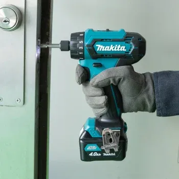 Дрель-шуруповерт Makita DF033DWAE аккум. патрон:шестигр.1/4 кейс в комплекте - фото 5