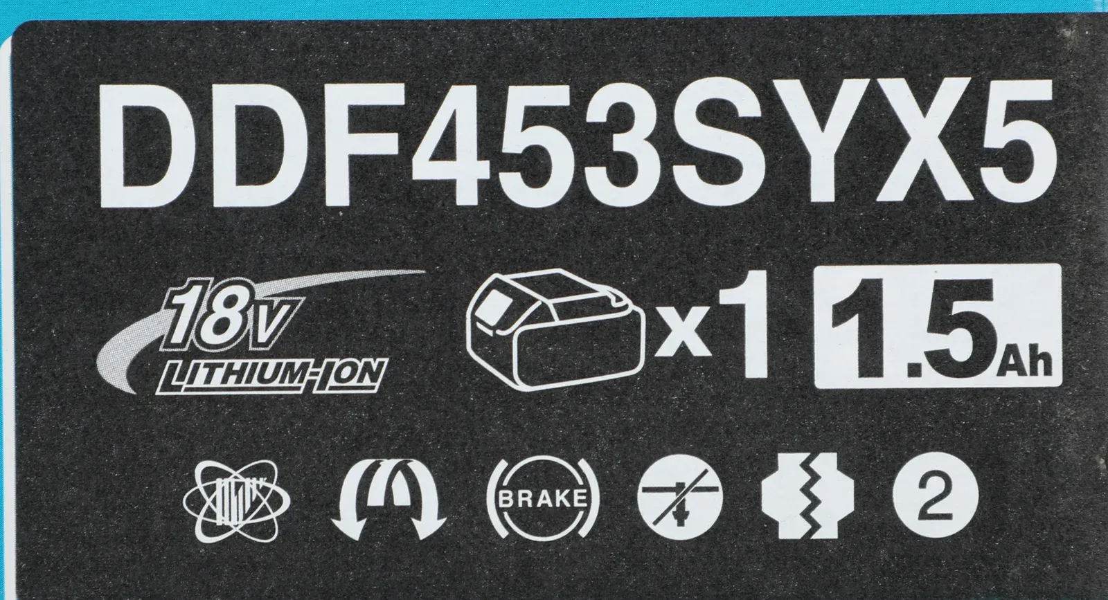 Дрель-шуруповерт Makita DDF453SYX5 аккум. патрон:быстрозажимной - фото 5