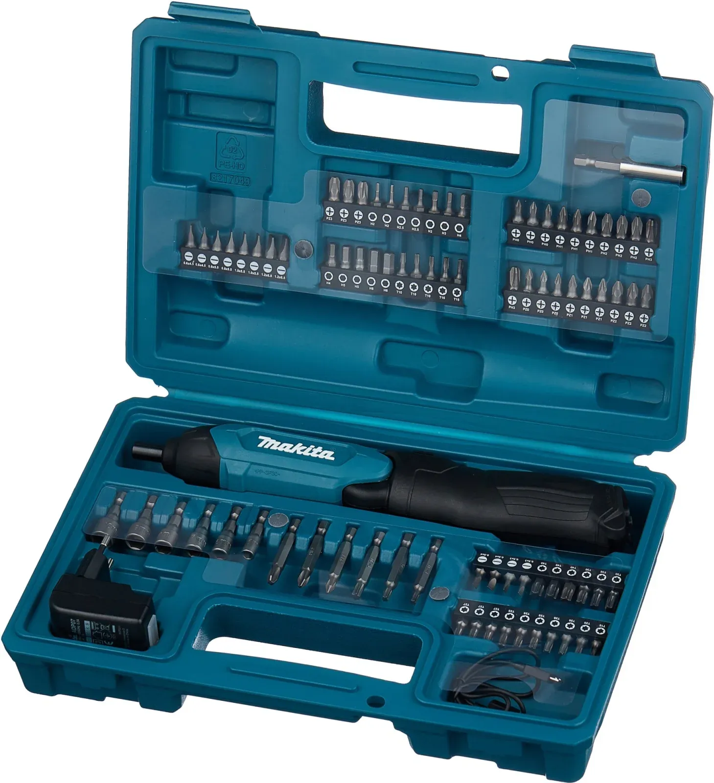 Отвертка аккум. Makita DF001DW аккум. патрон:шестигранник 6.35 мм 1/4 кейс в комплекте - фото 4