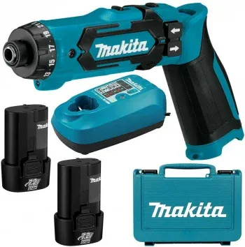 Отвертка аккум. Makita DF012DSE аккум. патрон:шестигранник 6.35 мм 1/4 кейс в комплекте - фото 6