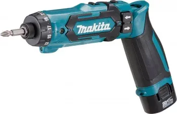 Отвертка аккум. Makita DF012DSE аккум. патрон:шестигранник 6.35 мм 1/4 кейс в комплекте - фото 8