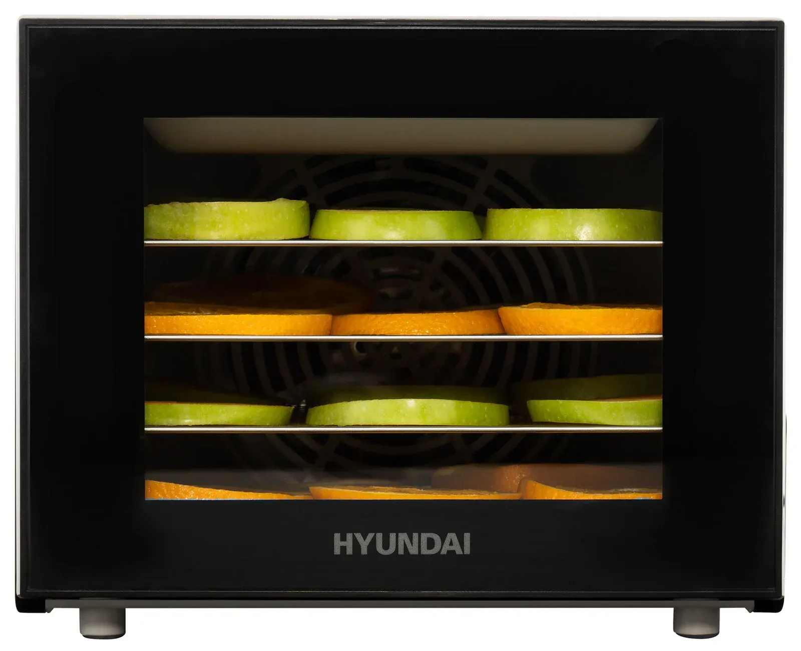 Сушка для фруктов и овощей Hyundai HYFD-1204 8под. 400Вт черный - фото 6