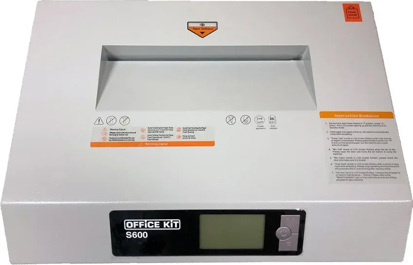Шредеры Уничтожители OFFICE KIT S600 0,8Х5 - фото 1
