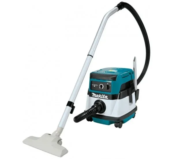 Строительный пылесос Makita DVC150LZ уборка: сухая/влажная белый - фото 7