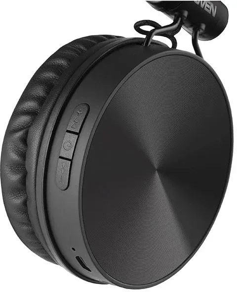 Гарнитура накладные Sven AP-B500MV 0.8м черный беспроводные bluetooth оголовье SV-018283 - фото 4