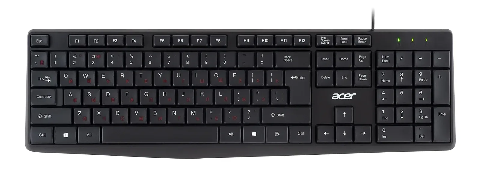 Клавиатуры ACER OKW121 черный - фото 1