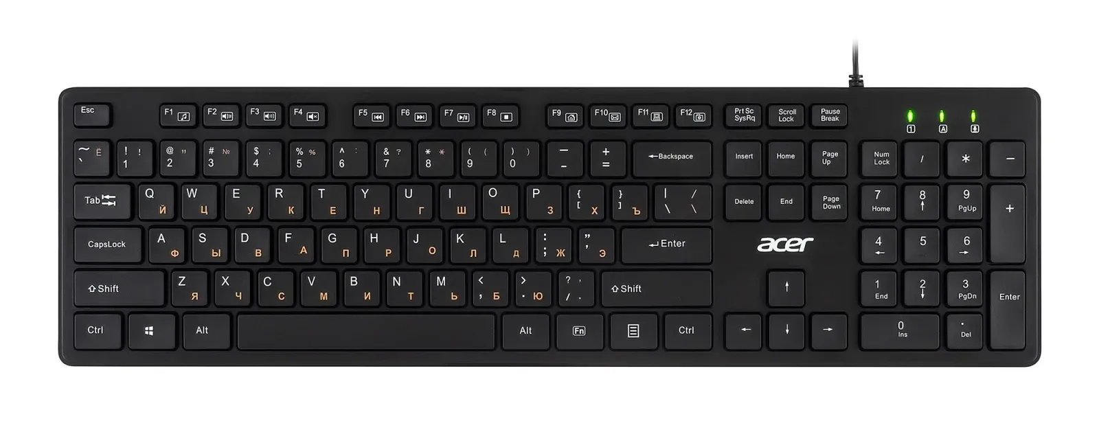 Клавиатуры ACER OKW122 черный - фото 1
