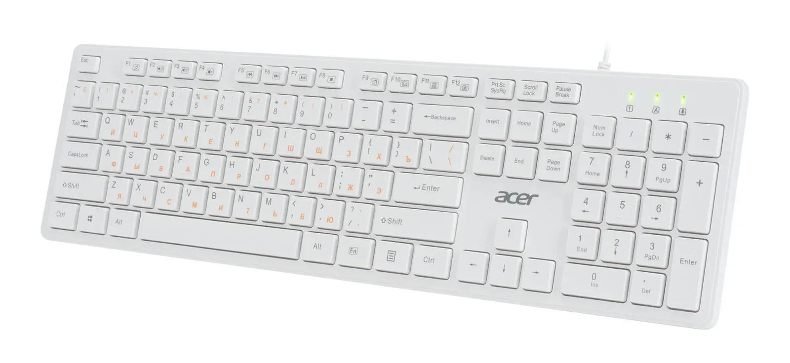 Клавиатуры ACER OKW123 белый - фото 4