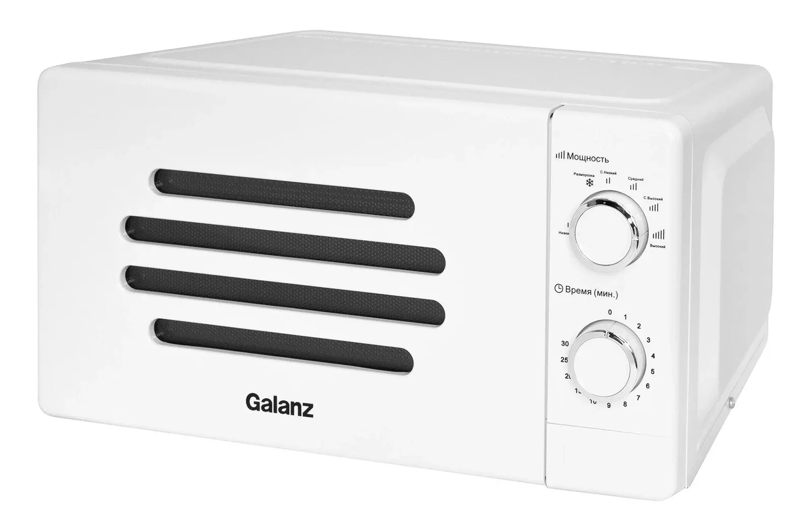 Микроволновая Печь Galanz MOS-2007MW 20л. 700Вт белый, 20 л - фото 4