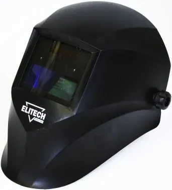 Маска сварщика Elitech 400 филь.:хамел. кл.:1/2/1/2 см.экр.90x35мм черный 199138 - фото 4