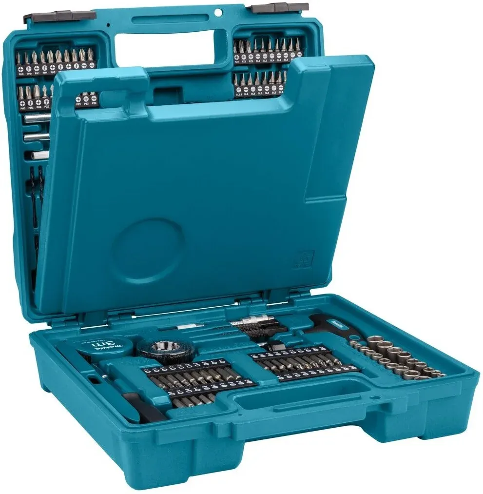 Набор принадлежностей Makita E-06270 212 предметов жесткий кейс - фото 3