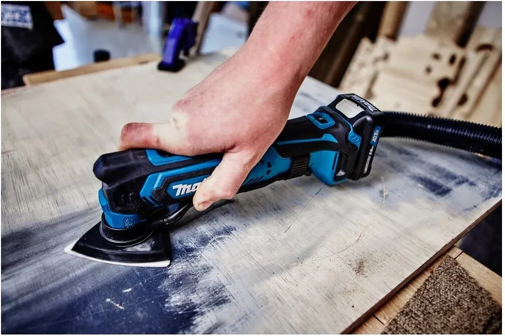 Многофункциональный инструмент Makita TM30DWYE синий/черный - фото 8