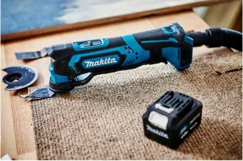 Многофункциональный инструмент Makita TM30DZ синий/черный - фото 8