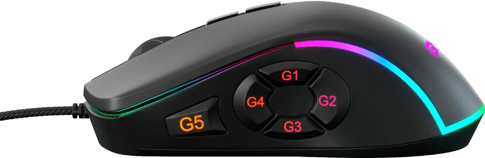Мышь GMNG XM003 черный оптическая 32000dpi USB для ноутбука 10but - фото 2